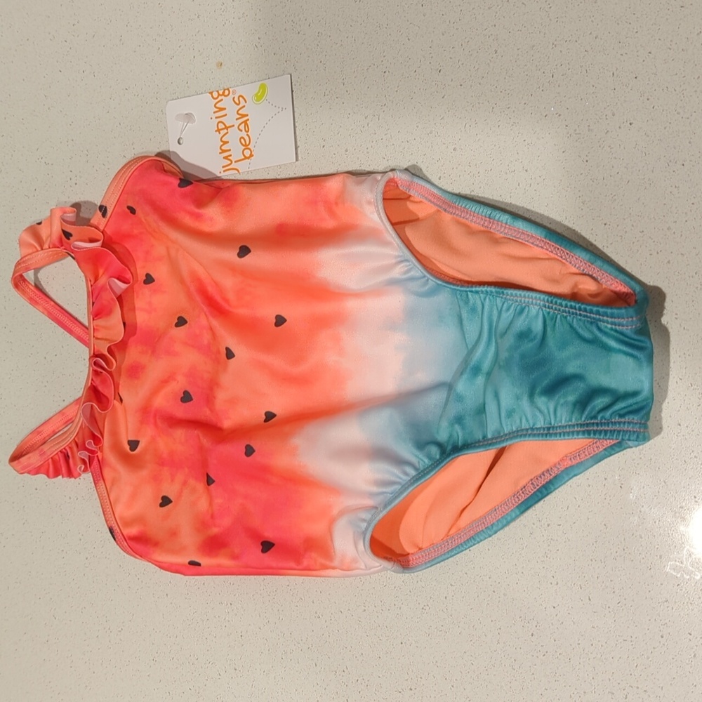 NWT Watermelon Print Bathing Suit 18 mos